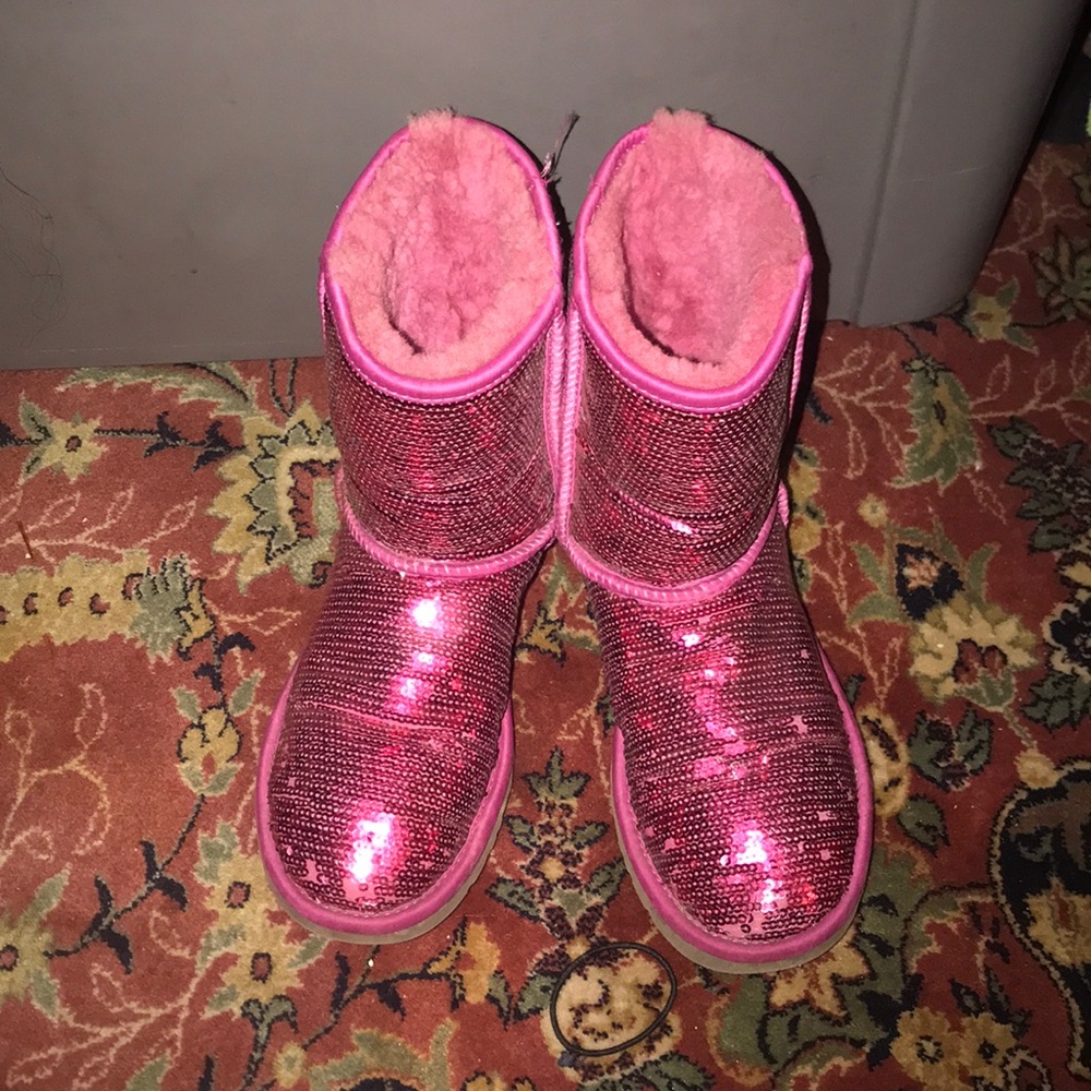 Pink Sparkle Uggs